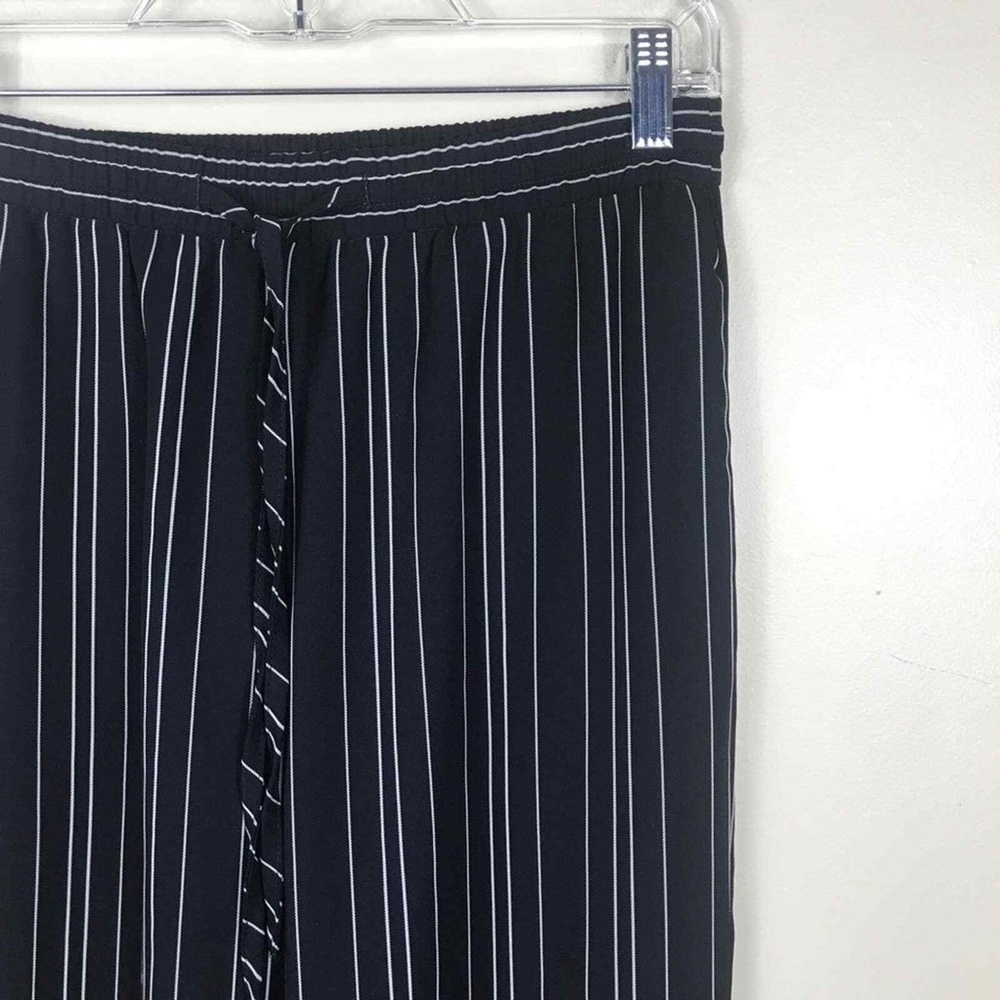 Zara Basic Pinstripe Drawstring Pants - Picture 4 of 6